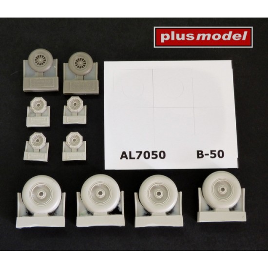 1/72 Boeing B-50 Superfortress Wheels 1/72 Boeing B-50 Superfortress Wheels