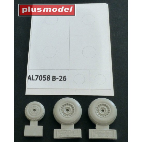 1/72 Martin B-26 Marauder Early Wheels #Groved 1/72 Martin B-26 Marauder Early Wheels #Groved