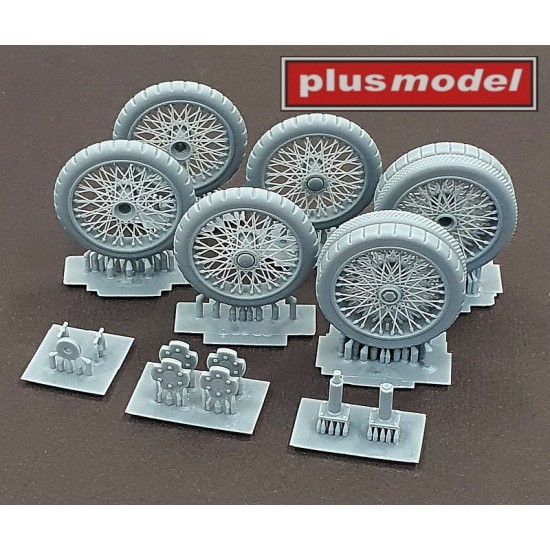 1/35 WWI Lanchester Wheels Set 1/35 WWI Lanchester Wheels Set