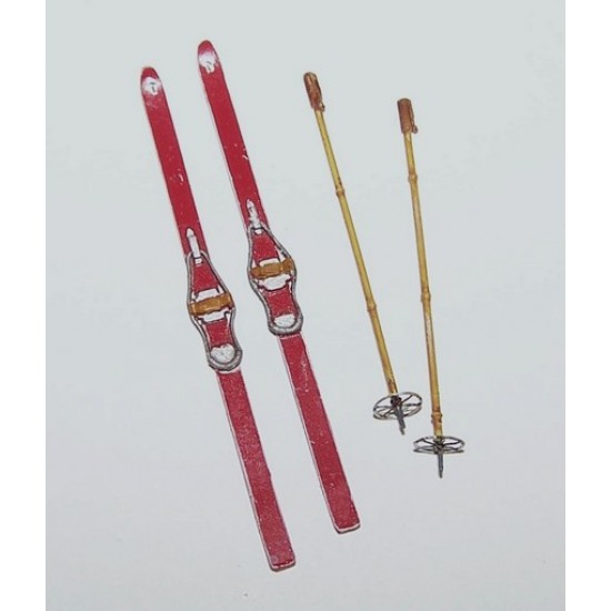 1/35 Skis with sticks (2 pairs) 1/35 Skis with sticks (2 pairs)