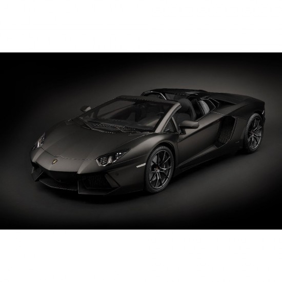 1/8 Lamborghini Aventador LP700-4 Roadster Nero Nemesis (Pre-painted) 1/8 Lamborghini Aventador LP700-4 Roadster Nero Nemesis (Pre-painted)