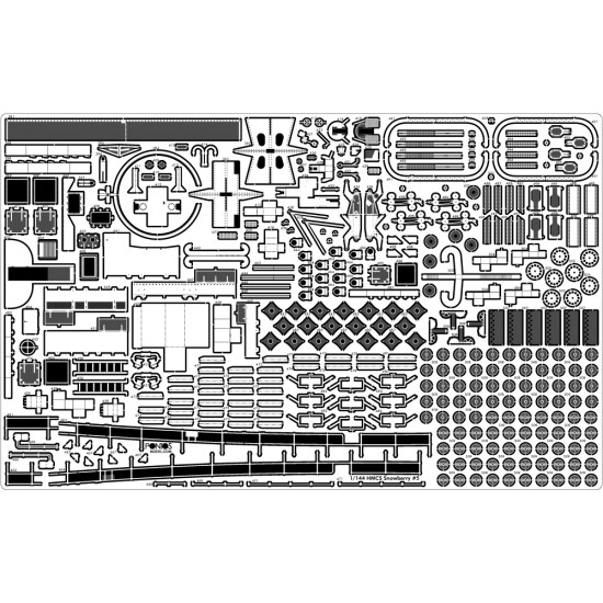 1/144 HMCS Snowberry Flower Class Corvette Detail Up Set for Revell kit #05132 1/144 HMCS Snowberry Flower Class Corvette Detail Up Set for Revell kit #05132