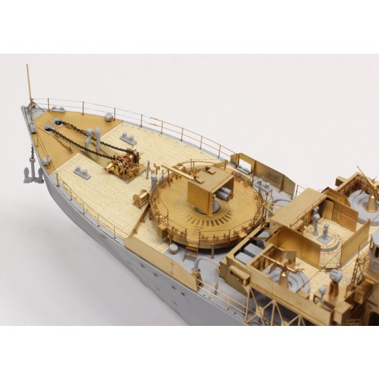 1/144 HMCS Snowberry Flower Class Corvette Detail Up Set for Revell kit #05132