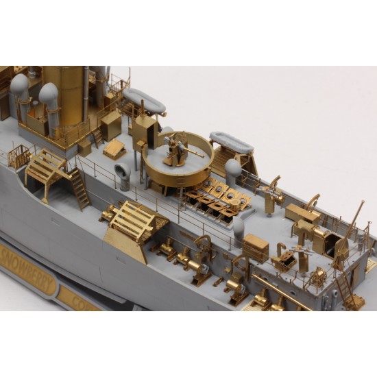 1/144 HMCS Snowberry Flower Class Corvette Detail Up Set for Revell kit #05132