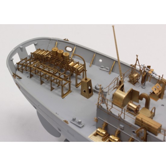 1/144 HMCS Snowberry Flower Class Corvette Detail Up Set for Revell kit #05132