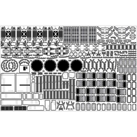 1/200 USS BB-63 Missouri 1945 Detail set for Trumpeter (Teak Tone Wood Deck+PE+Barrels...) 1/200 USS BB-63 Missouri 1945 Detail set for Trumpeter (Teak Tone Wood Deck+PE+Barrels...)