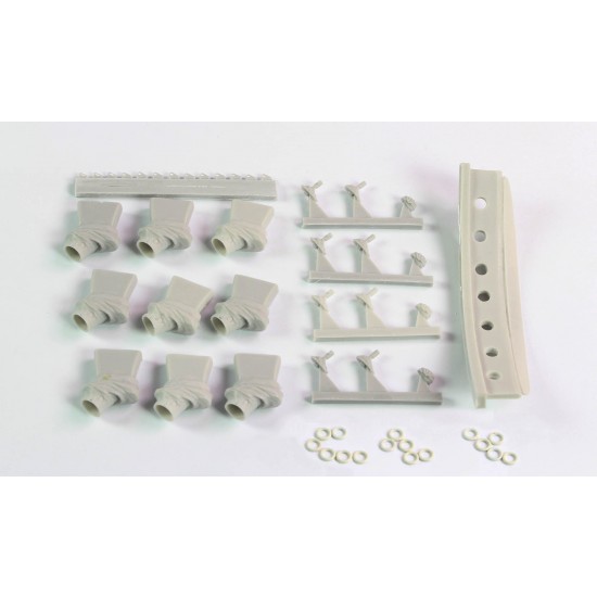 1/200 USS BB-63 Missouri 1945 Detail set for Trumpeter (20B Blue Deck+PE+Barrels...) 1/200 USS BB-63 Missouri 1945 Detail set for Trumpeter (20B Blue Deck+PE+Barrels...)