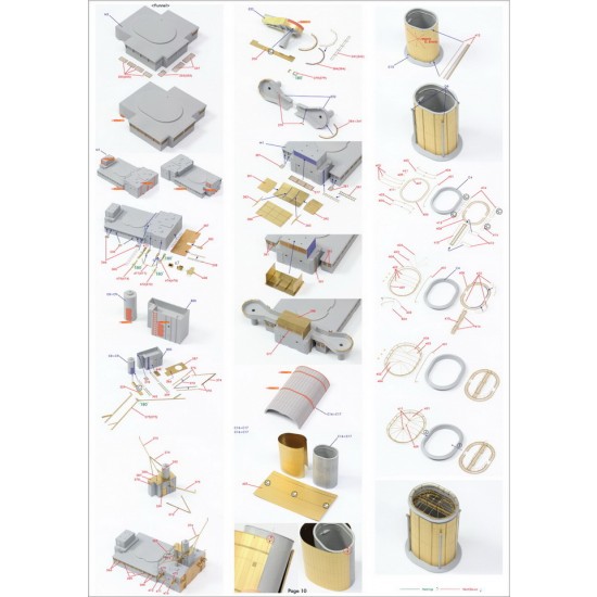1/200 HMS Hood 1941 Detail-up Set w/Wooden Deck for Trumpeter kit 1/200 HMS Hood 1941 Detail-up Set w/Wooden Deck for Trumpeter kit