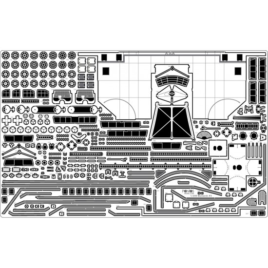1/200 Bismarck 1941 Ultimate Advanced Detail-Up Set for Trumpeter kit 1/200 Bismarck 1941 Ultimate Advanced Detail-Up Set for Trumpeter kit