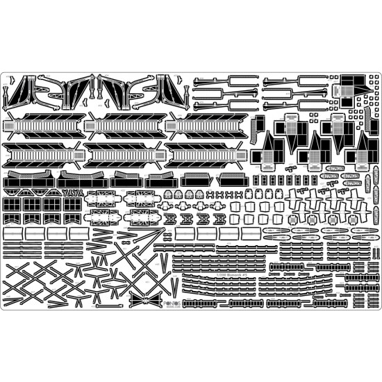 1/200 Bismarck 1941 Ultimate Advanced Detail-Up Set for Trumpeter kit 1/200 Bismarck 1941 Ultimate Advanced Detail-Up Set for Trumpeter kit