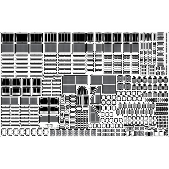 1/200 Bismarck 1941 Ultimate Advanced Detail-Up Set for Trumpeter kit 1/200 Bismarck 1941 Ultimate Advanced Detail-Up Set for Trumpeter kit
