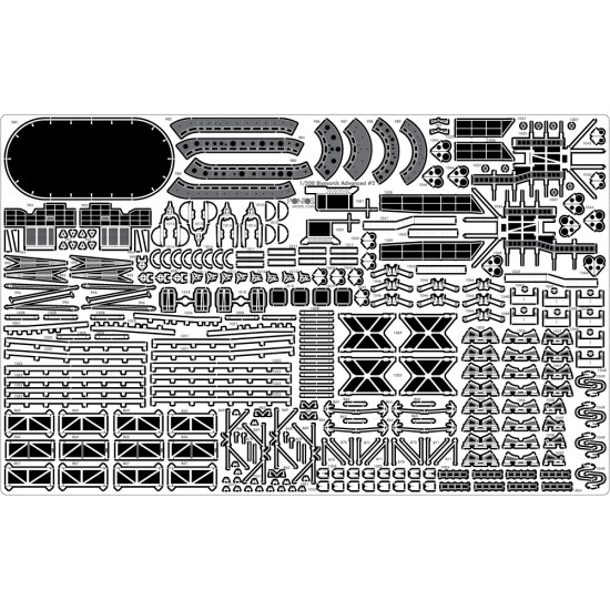1/200 Bismarck 1941 Ultimate Advanced Detail-Up Set for Trumpeter kit 1/200 Bismarck 1941 Ultimate Advanced Detail-Up Set for Trumpeter kit