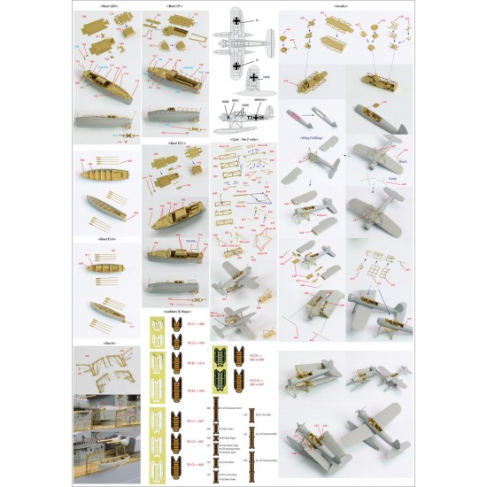 1/200 Bismarck 1941 Ultimate Advanced Detail-Up Set for Trumpeter kit 1/200 Bismarck 1941 Ultimate Advanced Detail-Up Set for Trumpeter kit