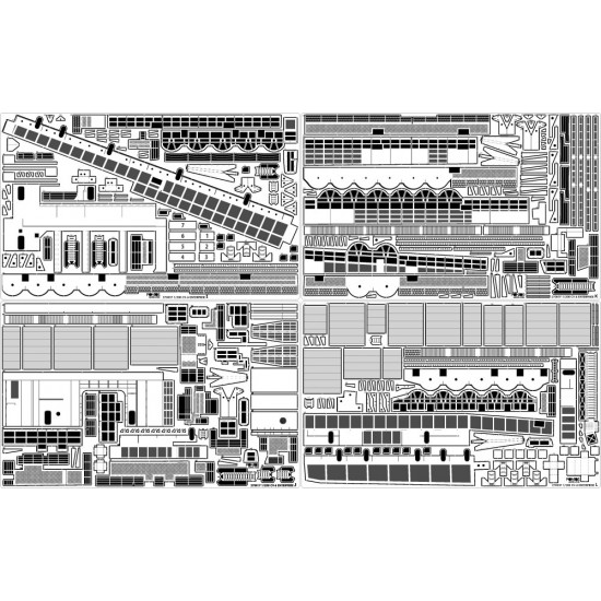 1/200 USS CV-6 Enterprise 1942 Detail up set (20B Deck Blue) 1/200 USS CV-6 Enterprise 1942 Detail up set (20B Deck Blue)