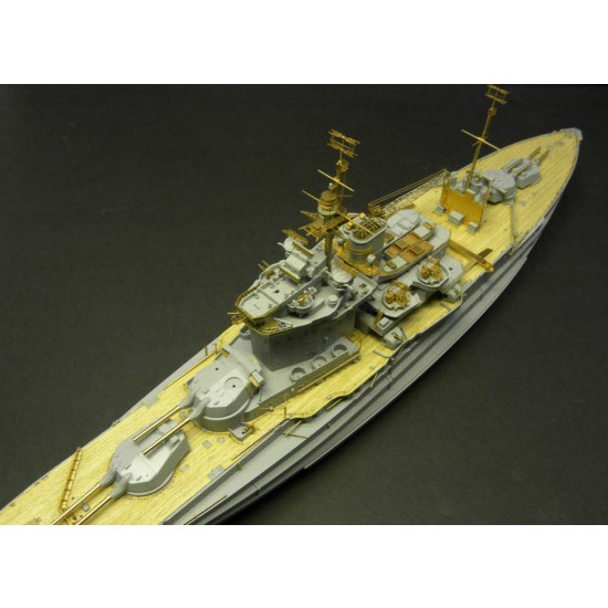 1/350 HMS Warspite 1943 Detail Up Set for Academy kit 1/350 HMS Warspite 1943 Detail Up Set for Academy kit
