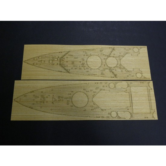1/350 HMS King George V Wooden Deck set & Dry Transfer for Tamiya kit 1/350 HMS King George V Wooden Deck set & Dry Transfer for Tamiya kit