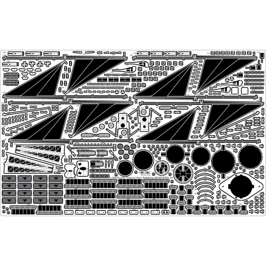 1/350 Russian Imperial Navy Battleship Sevastopol Detail-up set for Zvezda kit 1/350 Russian Imperial Navy Battleship Sevastopol Detail-up set for Zvezda kit
