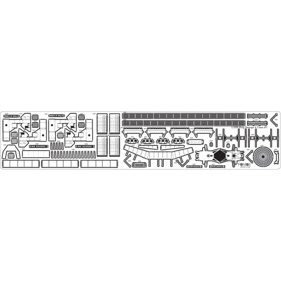 1/350 HMS King George V 1941 Detail-up set for Tamiya Prince of Wales kit 1/350 HMS King George V 1941 Detail-up set for Tamiya Prince of Wales kit