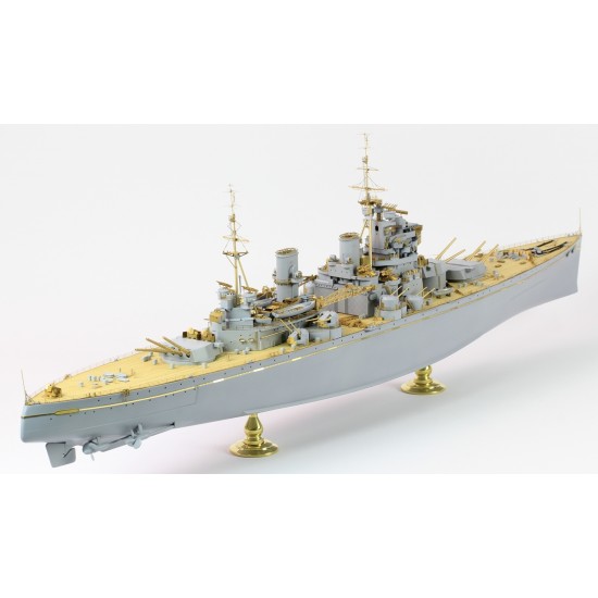 1/350 HMS King George V 1941 Detail-up set for Tamiya Prince of Wales kit 1/350 HMS King George V 1941 Detail-up set for Tamiya Prince of Wales kit