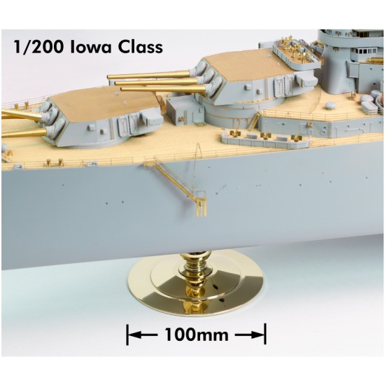 Buffed and Polished Solid Brass Pedestals Type 100 for 1/200 or Larger Ship models Buffed and Polished Solid Brass Pedestals Type 100 for 1/200 or Larger Ship models