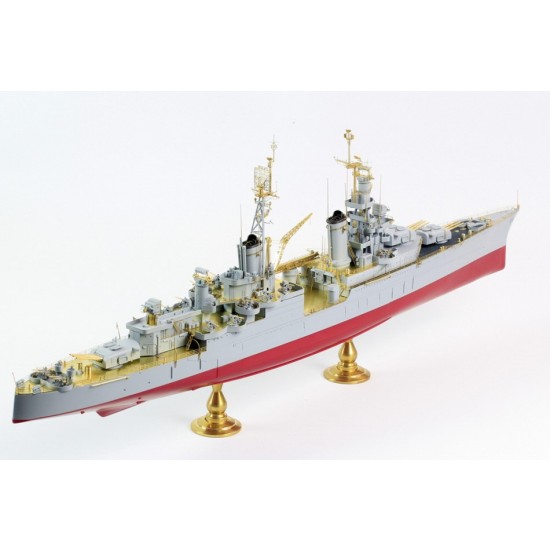 1/350 USS CA-35 Indianapolis 1945 Detail-up set for Academy kit 1/350 USS CA-35 Indianapolis 1945 Detail-up set for Academy kit