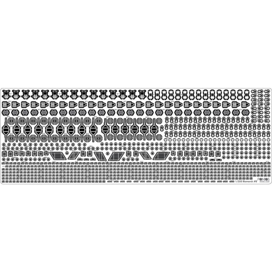 1/350 Bismarck 1941 Detail-Up Set for Revell 05040 kit 1/350 Bismarck 1941 Detail-Up Set for Revell 05040 kit