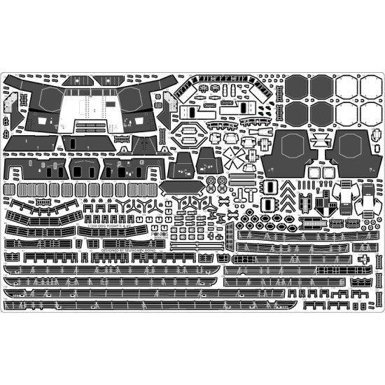 1/350 USS DDG-98 Forrest Sherman Flight IIA Detail-up Set for Trumpeter #04528 1/350 USS DDG-98 Forrest Sherman Flight IIA Detail-up Set for Trumpeter #04528