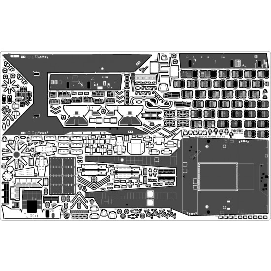 1/350 USS DDG-98 Forrest Sherman Flight IIA Detail-up Set for Trumpeter #04528 1/350 USS DDG-98 Forrest Sherman Flight IIA Detail-up Set for Trumpeter #04528