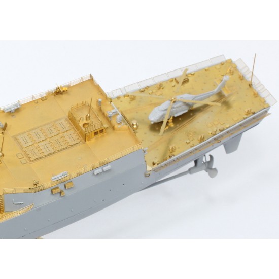 1/350 USS DDG-92 Momsen Flight IIa Detail-up Set for Trumpeter #04527 1/350 USS DDG-92 Momsen Flight IIa Detail-up Set for Trumpeter #04527