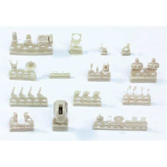 1/350 USS DDG-92 Momsen Flight IIa Detail-up Set for Trumpeter #04527 1/350 USS DDG-92 Momsen Flight IIa Detail-up Set for Trumpeter #04527