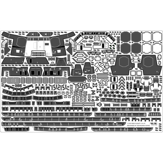 1/350 USS DDG-92 Momsen Flight IIa Detail-up Set for Trumpeter #04527 1/350 USS DDG-92 Momsen Flight IIa Detail-up Set for Trumpeter #04527