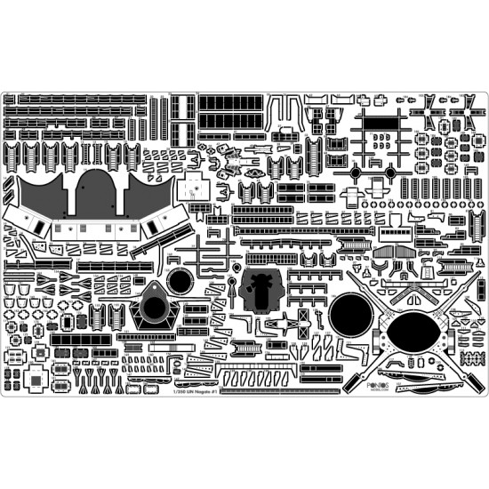 1/350 IJN Nagato 1941 Detail Up Set for Hasegawa kit #40024 1/350 IJN Nagato 1941 Detail Up Set for Hasegawa kit #40024
