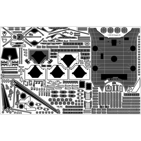 1/350 IJN Nagato 1941 Detail Up Set for Hasegawa kit #40024 1/350 IJN Nagato 1941 Detail Up Set for Hasegawa kit #40024