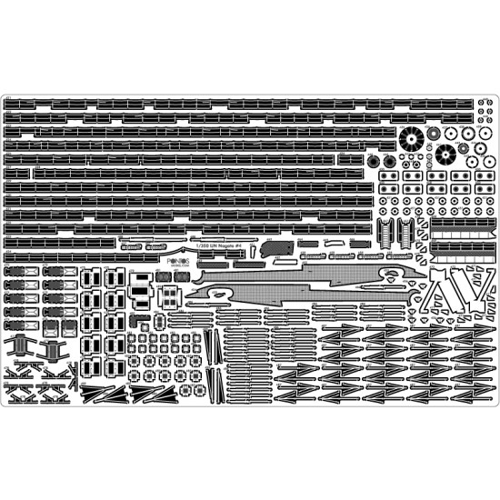 1/350 IJN Nagato 1941 Detail Up Set for Hasegawa kit #40024 1/350 IJN Nagato 1941 Detail Up Set for Hasegawa kit #40024