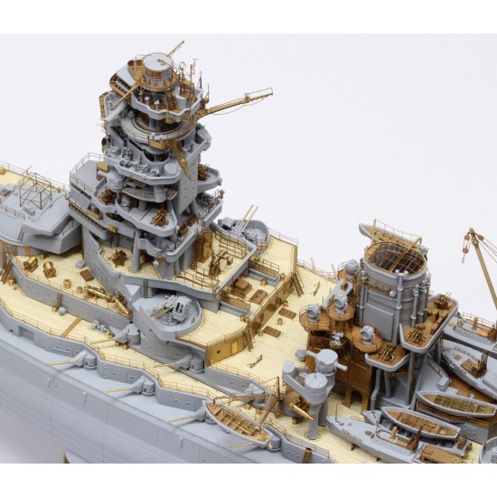 1/350 IJN Nagato 1941 Detail Up Set for Hasegawa kit #40024 1/350 IJN Nagato 1941 Detail Up Set for Hasegawa kit #40024