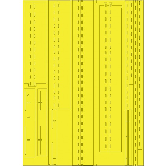 1/350 USS CV-9 Essex Wooden Deck set Type 1 1943 for Trumpeter kit 1/350 USS CV-9 Essex Wooden Deck set Type 1 1943 for Trumpeter kit