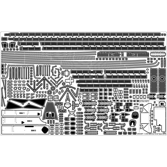 1/350 Admiral Graf Spee Detail up set for Trumpeter kits 1/350 Admiral Graf Spee Detail up set for Trumpeter kits
