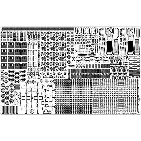 1/350 Admiral Graf Spee Detail up set for Trumpeter kits 1/350 Admiral Graf Spee Detail up set for Trumpeter kits