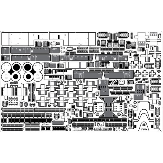 1/350 USS Missouri Circa 1991 Detail Up Sets Advanced 1/350 USS Missouri Circa 1991 Detail Up Sets Advanced