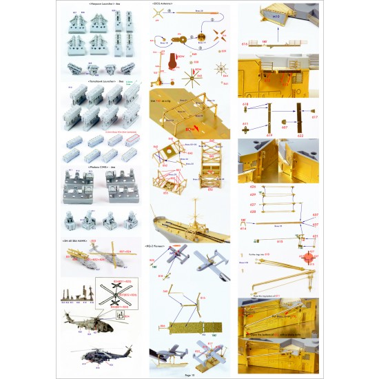 1/350 USS Missouri Circa 1991 Detail Up Sets Advanced 1/350 USS Missouri Circa 1991 Detail Up Sets Advanced