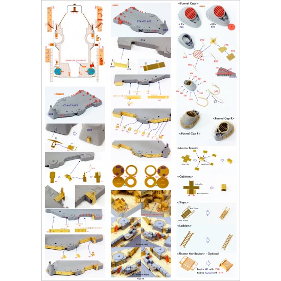 1/350 USS Missouri Circa 1991 Detail Up Sets Advanced 1/350 USS Missouri Circa 1991 Detail Up Sets Advanced