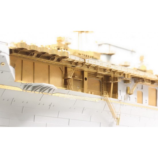 1/350 USS CV-6 Enterprise 1942 Detail Set w/Blue Deck for Trumpeter/ILK #65302 1/350 USS CV-6 Enterprise 1942 Detail Set w/Blue Deck for Trumpeter/ILK #65302