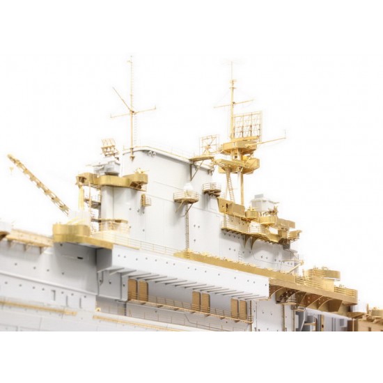 1/350 USS CV-6 Enterprise 1942 Detail Set w/Blue Deck for Trumpeter/ILK #65302 1/350 USS CV-6 Enterprise 1942 Detail Set w/Blue Deck for Trumpeter/ILK #65302