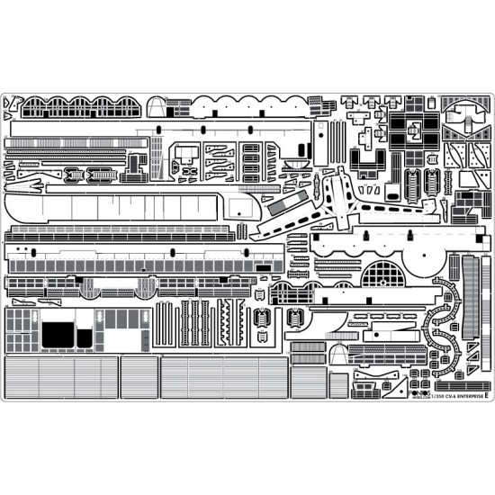 1/350 USS CV-6 Enterprise 1942 Detail Set for Trumpeter/ILK kit #65302 1/350 USS CV-6 Enterprise 1942 Detail Set for Trumpeter/ILK kit #65302