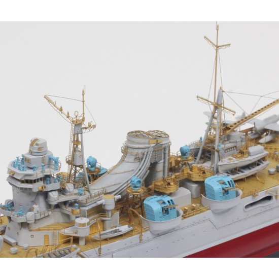 1/350 IJN Heavy Cruiser Mogami 1942 Detail-up Set for Tamiya kit #78023 1/350 IJN Heavy Cruiser Mogami 1942 Detail-up Set for Tamiya kit #78023