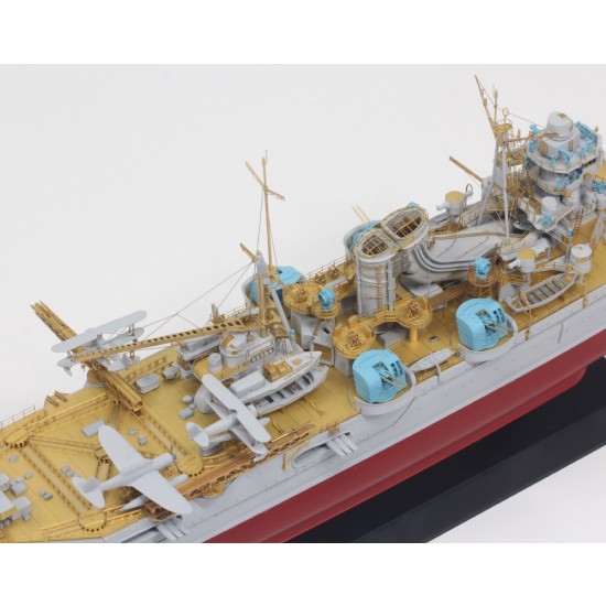 1/350 IJN Heavy Cruiser Mogami 1942 Detail-up Set for Tamiya kit #78023 1/350 IJN Heavy Cruiser Mogami 1942 Detail-up Set for Tamiya kit #78023