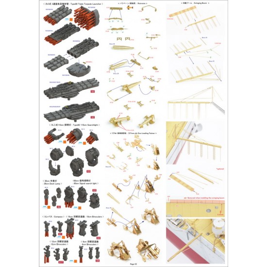 1/350 IJN Heavy Cruiser Mogami 1942 Detail-up Set for Tamiya kit #78023 1/350 IJN Heavy Cruiser Mogami 1942 Detail-up Set for Tamiya kit #78023