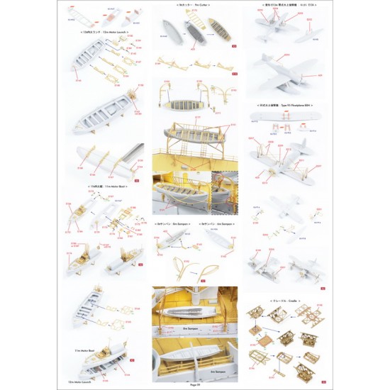 1/350 IJN Heavy Cruiser Mogami 1942 Detail-up Set for Tamiya kit #78023 1/350 IJN Heavy Cruiser Mogami 1942 Detail-up Set for Tamiya kit #78023