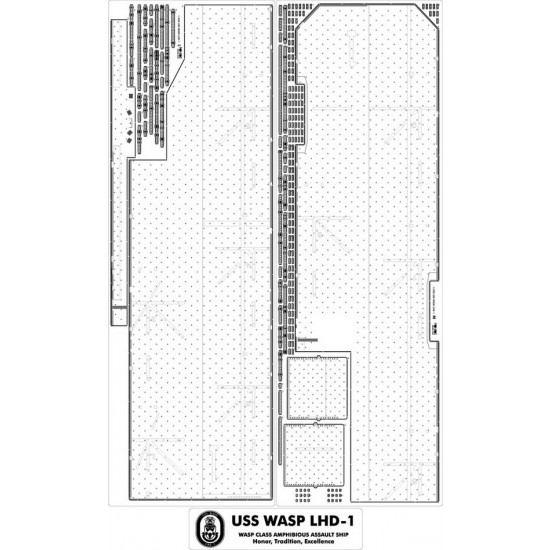 1/350 USS LHD-1 WASP Detail up set 1/350 USS LHD-1 WASP Detail up set
