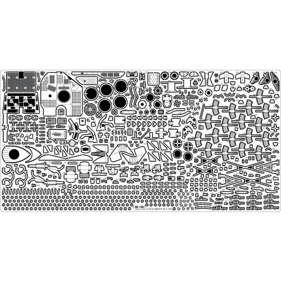 1/72 U-Boat Type IX C Detail up Set for Revell kit #05114 1/72 U-Boat Type IX C Detail up Set for Revell kit #05114
